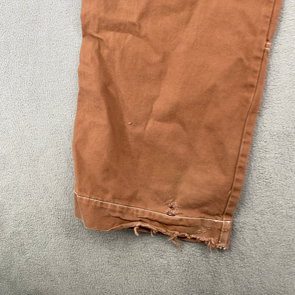 Wild Fable Brown Mid-Rise Baggy Cargo Pants Contrast Stitch Size 00/R - Picture 12 of 13
